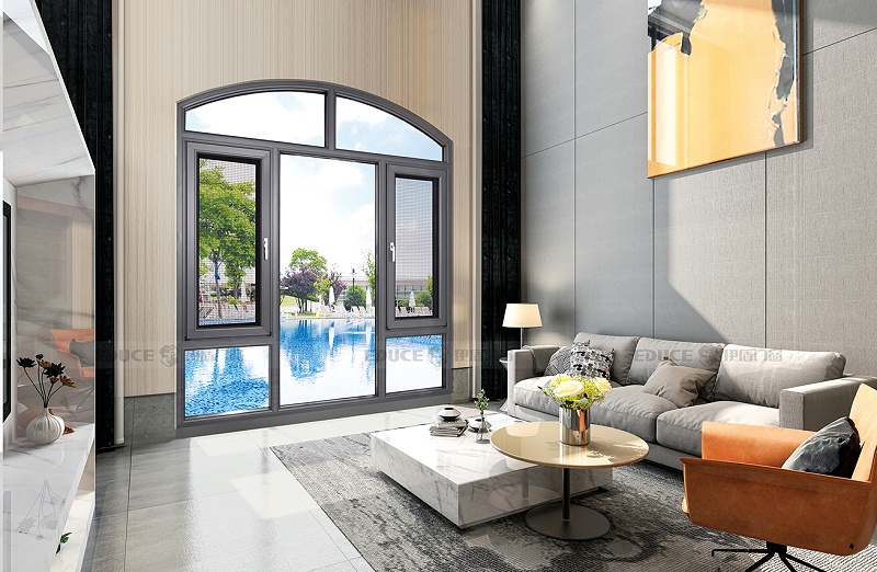 伊盾高效隔音門窗，成就你的靜謐生活空間居家生活夢(mèng)想！柏林時(shí)光平開窗-110mm 灰色