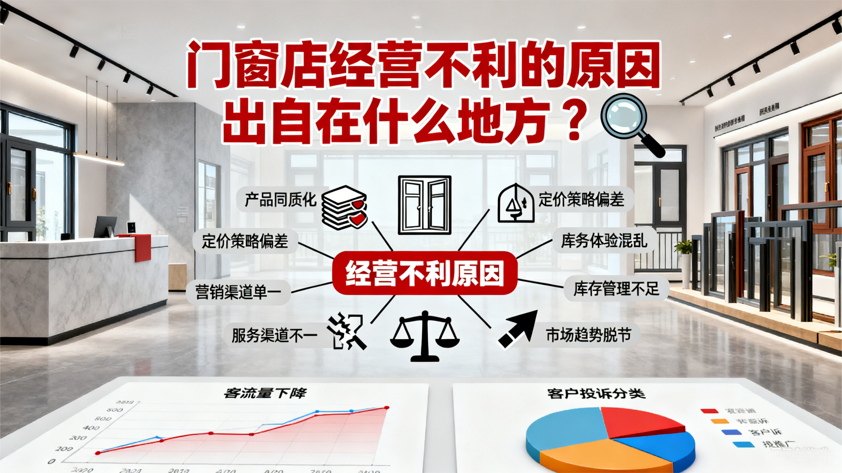 門窗店經(jīng)營不利的原因出自在什么地方？